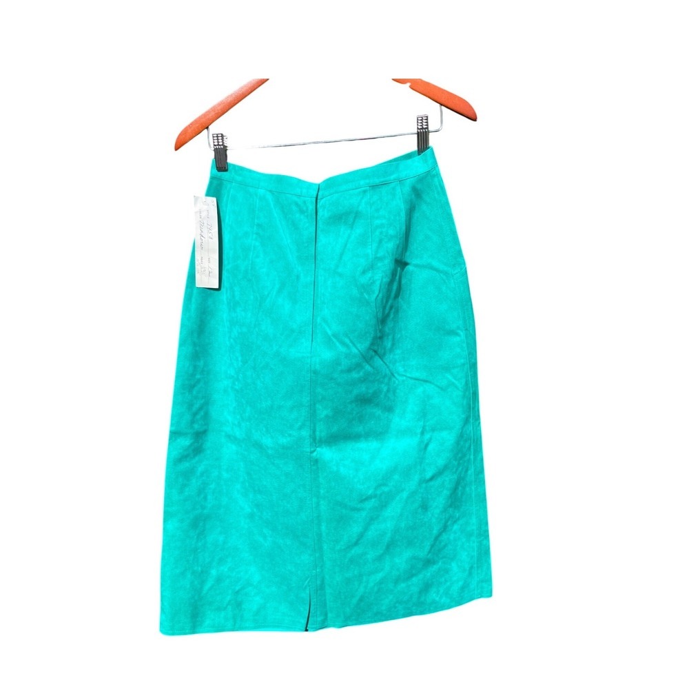 Vintage Ultra Classics Suede Midi Skirt Pencil Size 12 New With Tags - Picture 2 of 5